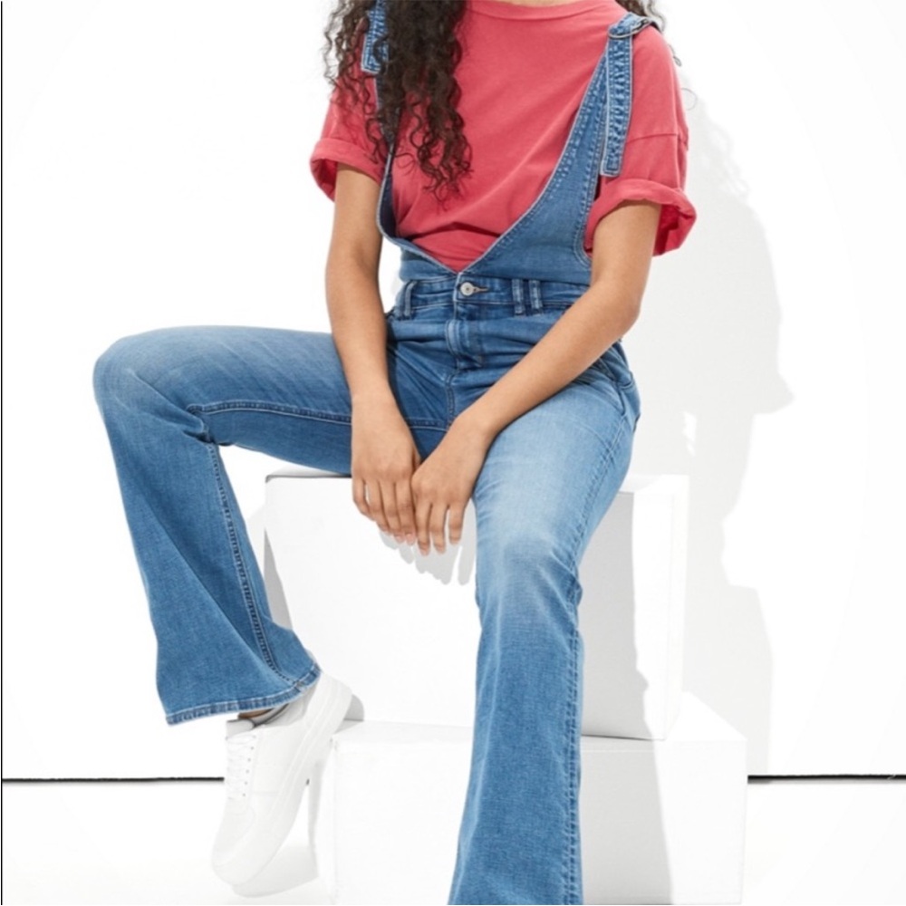 NEW American Eagle Super Stretch Vintage-Style Overalls